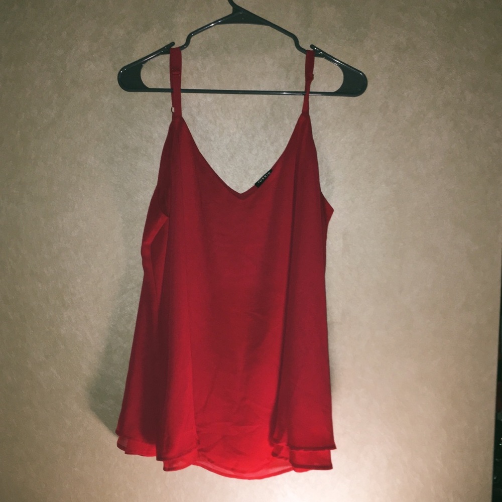Torrid tank top red